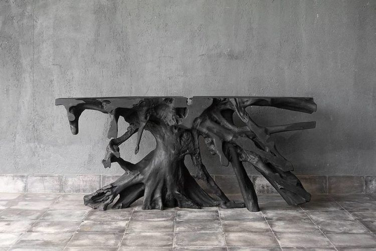 Teak Root Console